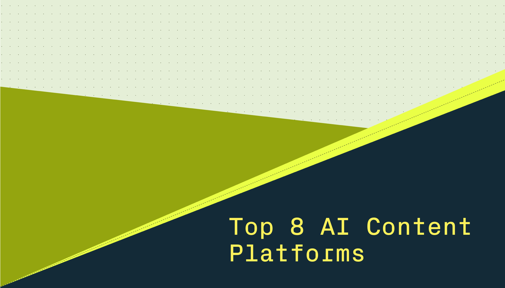 Top 8 AI Content Platforms in 2026